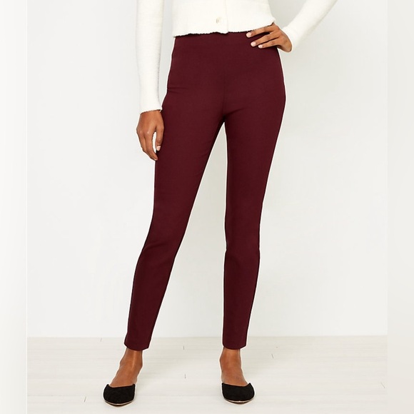 LOFT Pants - LOFT Side Zip High Waist Skinny Ankle Pants Sz 8